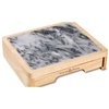 Additional Thumbnail Image 1 - a wooden box with a marbled surface