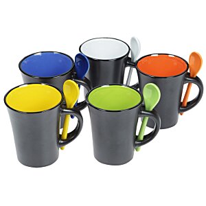 Additional Image 1 - a group of colorful mugs