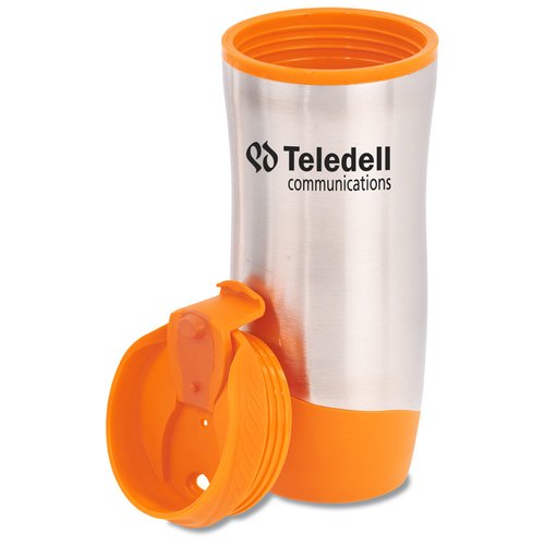 Additional Image 2 - a white and orange container with a lid