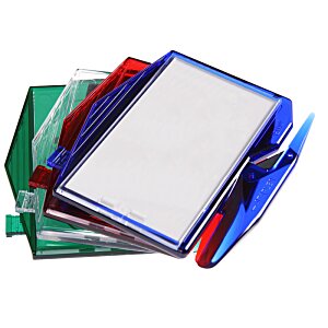 Additional Image 2 - a stack of binders with a white screen