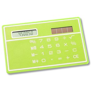 Additional Image 1 - a green calculator with white buttons