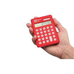Additional Image 1 - a hand holding a red calculator