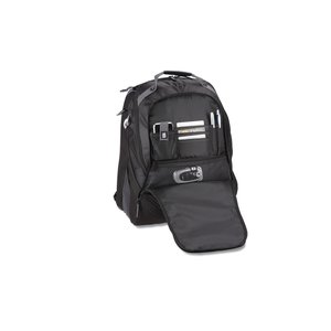 Additional Image 1 - a black camera bag with a black cover