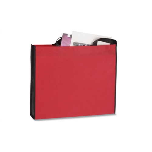 Additional Image 1 - a red file folder with a white cover