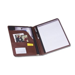 Additional Image 1 - a brown folder with a white cover