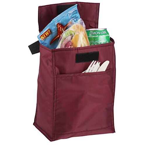 Additional Image 2 - a red bag with food in it