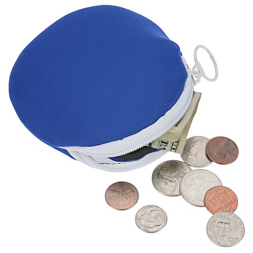 Additional Image 1 - a blue bag with coins spilling out of it