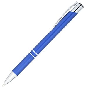 Additional Image 2 - a blue pen with silver cap