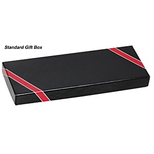 Additional Image 1 - a black rectangular object with red stripes