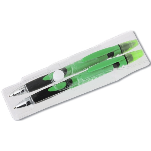 Additional Image 3 - a green and black pencil in a clear package