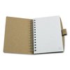 Additional Thumbnail Image 1 - a spiral bound notebook with a white cover