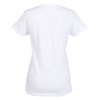 View Image 2 of 2 of Gildan 5.3 oz. Cotton T-Shirt - Ladies' - Embroidered - White