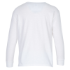 View Image 2 of 2 of Gildan 5.3 oz. Cotton LS T-Shirt - Youth - White