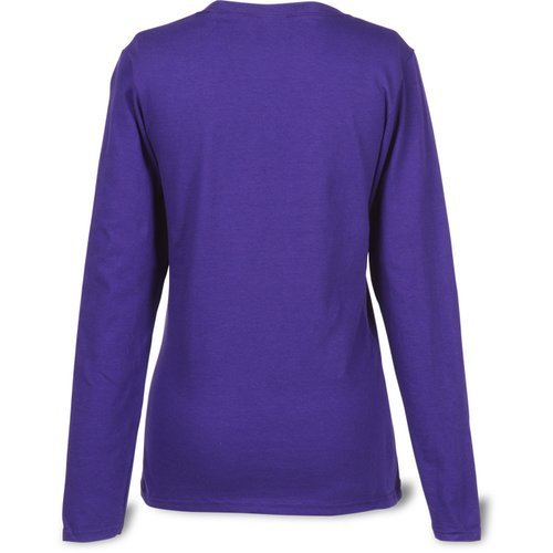 Additional Image 1 - a purple long sleeved shirt