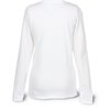 View Image 2 of 2 of Gildan 5.3 oz. Cotton LS T-Shirt - Ladies' - Embroidered - White