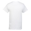 View Image 2 of 3 of Gildan 5.3 oz. Cotton T-Shirt with Pocket - Men's - Embroidered - White