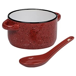 Additional Image 1 - a red pot and a spoon