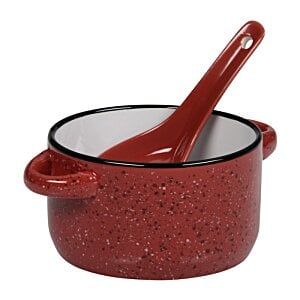 Additional Image 2 - a red pot with a spoon