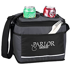 Additional Image 2 - a black cooler with two cans