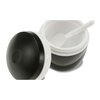 Additional Thumbnail Image 1 - a black and white container with a spoon