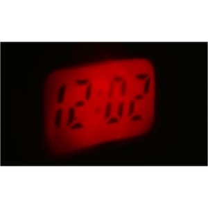 Additional Image 1 - a red digital clock with numbers