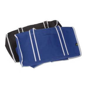 Additional Image 2 - a blue belt with white stripes