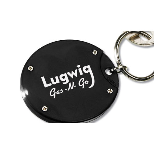 Additional Image 3 - a black key chain with white text