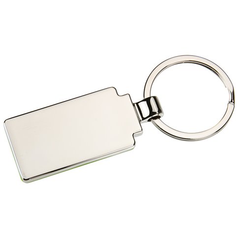 Additional Image 1 - a silver key chain with a ring