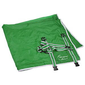 Additional Image 3 - a green bag with metal straps