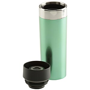 Additional Image 1 - a green and black thermos