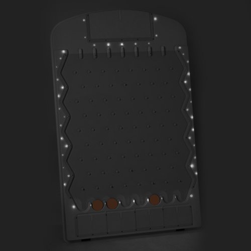 Additional Image 1 - a black rectangular object with white dots