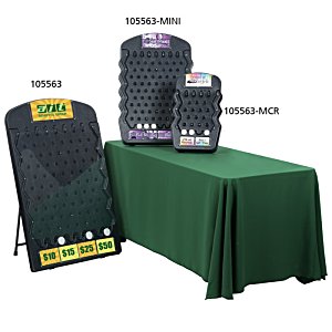 Additional Image 3 - a table with a green table cloth and a green tablecloth