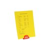 Additional Thumbnail Image 3 - a yellow paper with red label