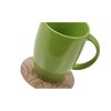 Additional Thumbnail Image 1 - a green mug on a coaster