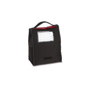 Additional Image 2 - a black bag with a white label