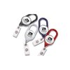View Image 3 of 4 of Carabiner Retractable Badge Holder