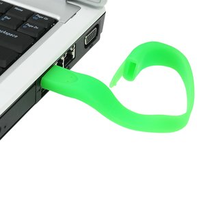 Additional Image 1 - a green cable plugged into a laptop