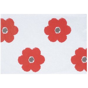 Additional Image 3 - a red flower on a white background