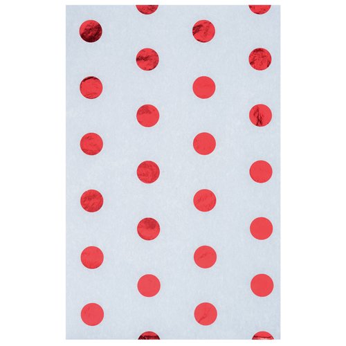 Additional Image 5 - a red polka dot on a white background