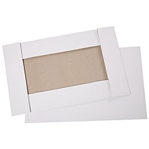 Additional Image 1 - a white rectangular frame with a brown window