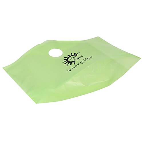 Additional Image 2 - a green bag with a black logo