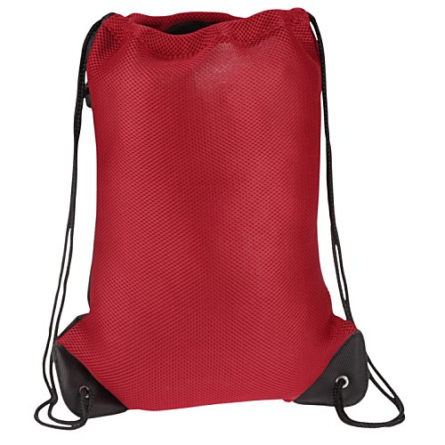 Additional Image 2 - a red bag with black straps