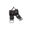 Additional Thumbnail Image 1 - a black belt with silver buckles