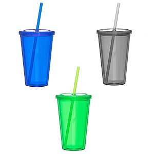 Additional Image 2 - a group of cups with straws