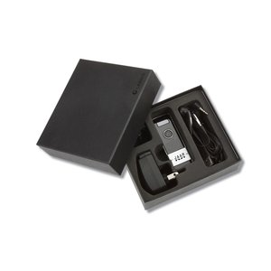 Additional Image 2 - a black box with a silver object in it