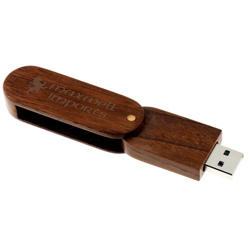 Additional Image 3 - a brown usb drive with a white background