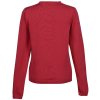 View Image 2 of 3 of Cotton Wrinkle Resist V-Neck Sweater - Ladies'