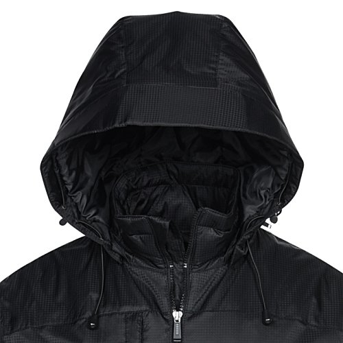 Additional Image 3 - a person wearing a black jacket with a hood