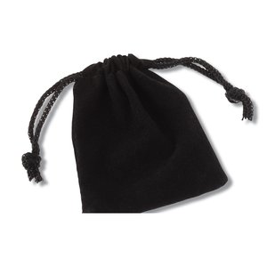 Additional Image 3 - a black pouch with string