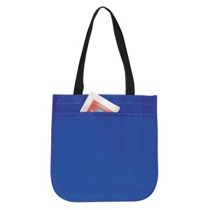Additional Image 1 - a blue bag with a black handle